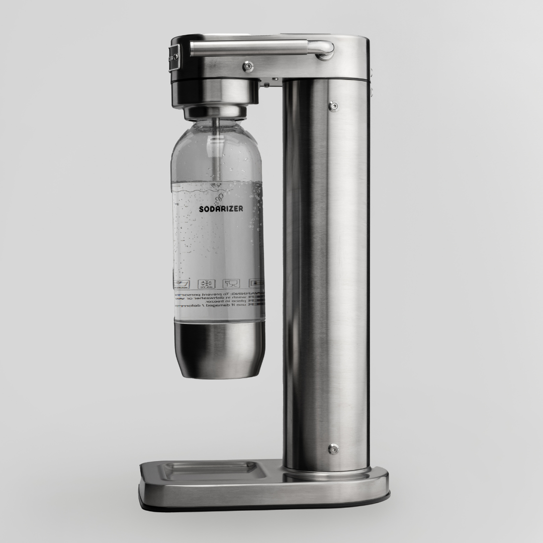 Sodarizer STEEL: Soda and Seltzer Water Maker — alternate view